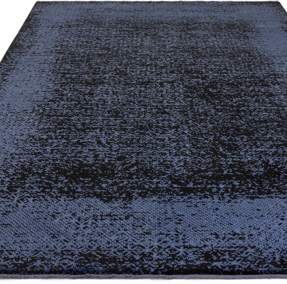 Asiatic London Contemporary Design Elodie Rug - Indigo &amp; Black