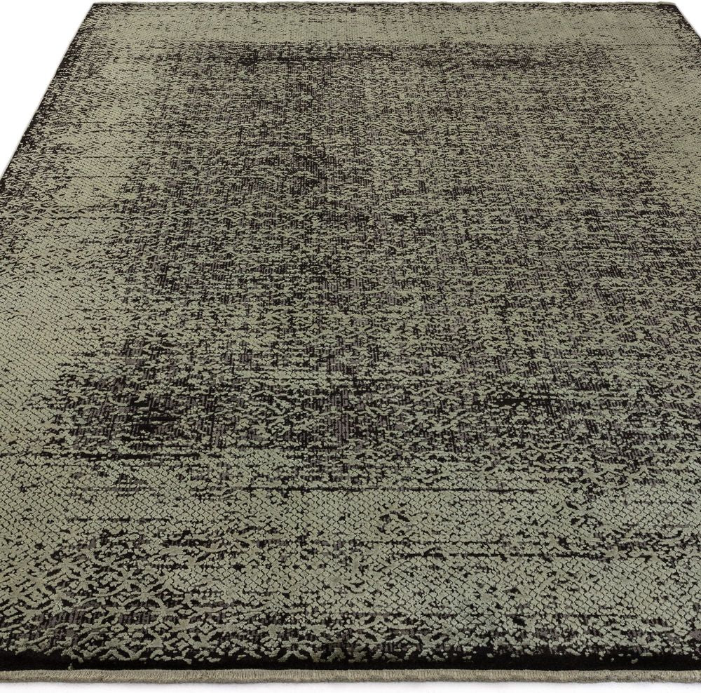 Asiatic London Contemporary Design Elodie Rug - Sage &amp; Black