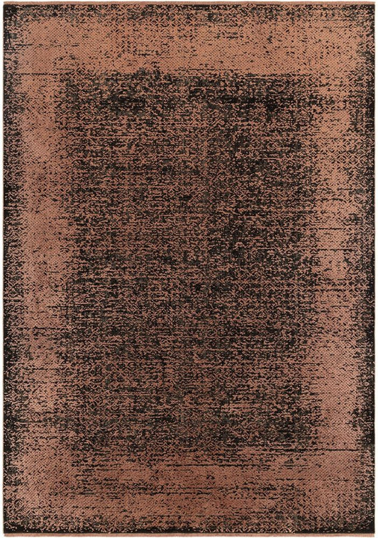 Asiatic London Contemporary Design Elodie Rug - Terracotta &amp; Black