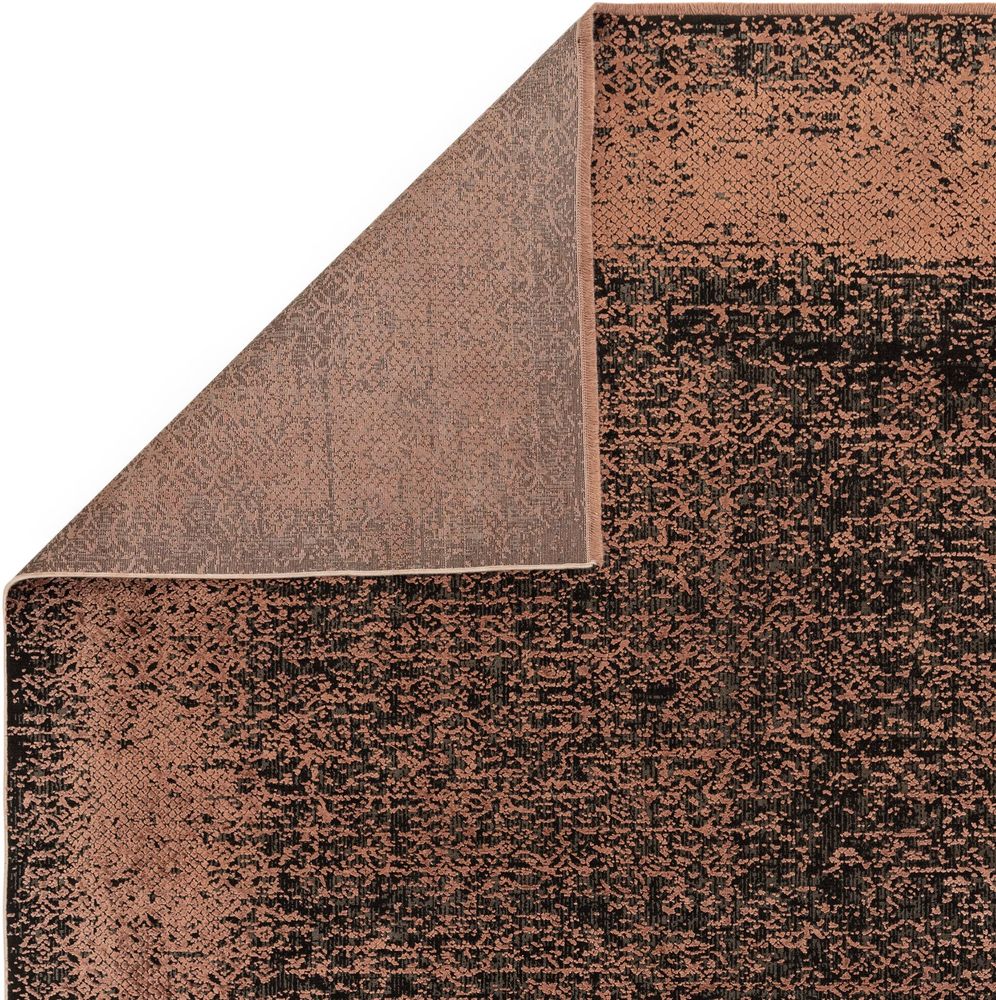 Asiatic London Contemporary Design Elodie Rug - Terracotta &amp; Black