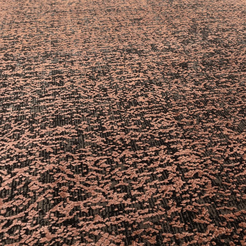 Asiatic London Contemporary Design Elodie Rug - Terracotta &amp; Black