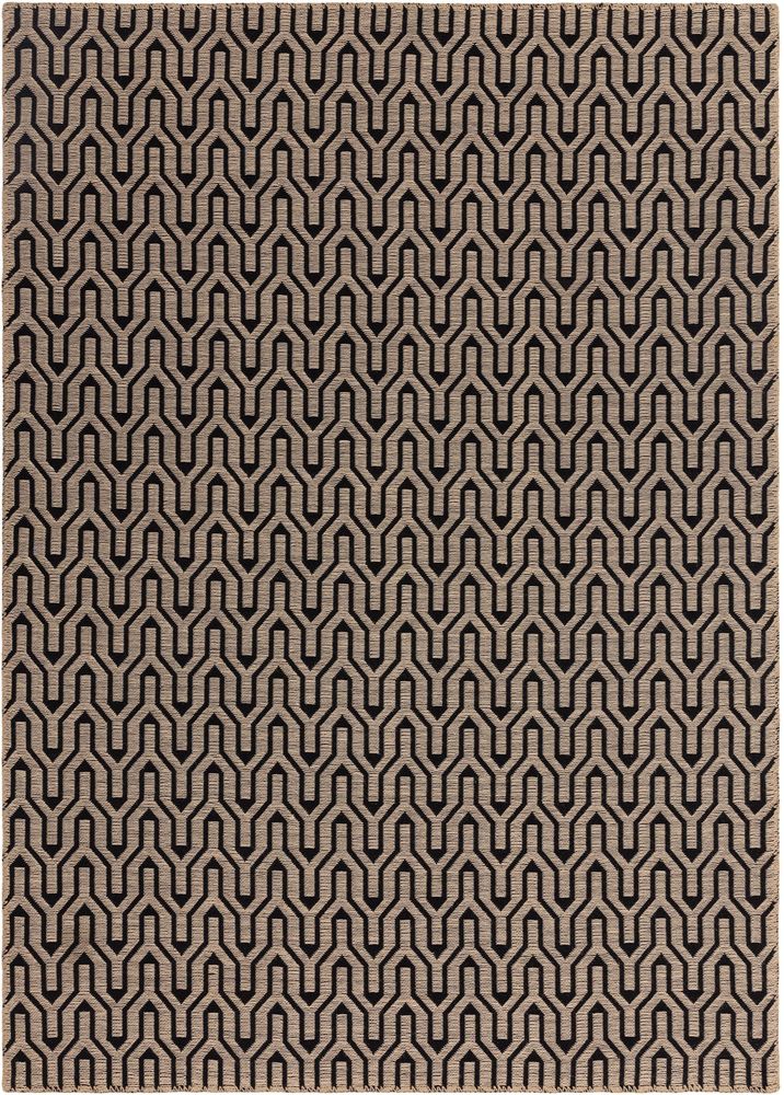 Asiatic London Natural Weaves Global Rug - Black Lattice