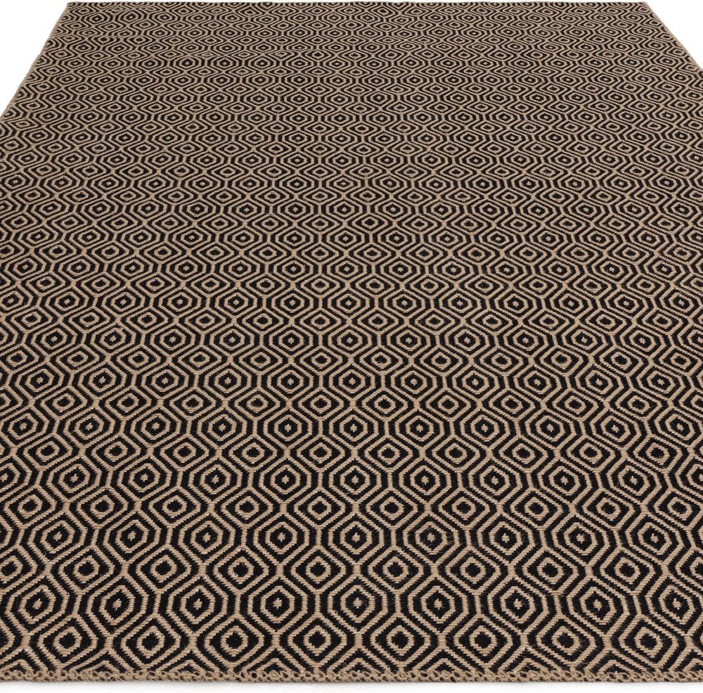 Asiatic London Natural Weaves Global Rug - Black Mosaic