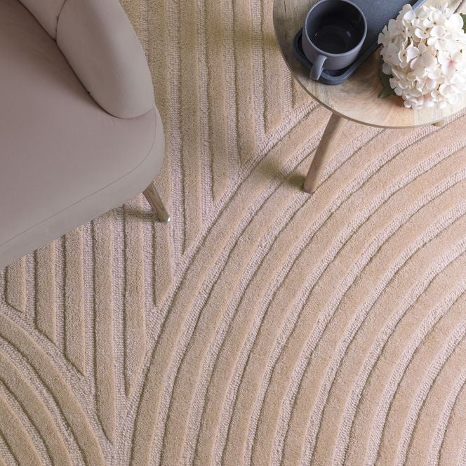 Asiatic London Contemporary Plain Hague Rug - Blush