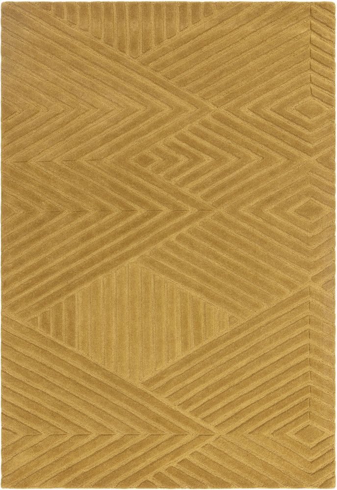 Asiatic London Contemporary Plain Hague Rug - Ochre