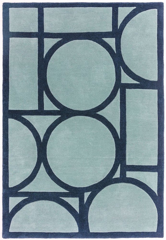 Asiatic London Contemporary Design Metro Rug - Blue