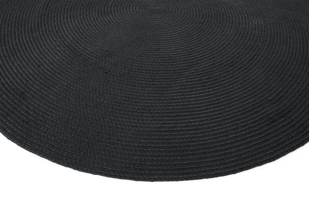 Asiatic London Natural Weaves Nico Outdoor Round Rug - Charcoal