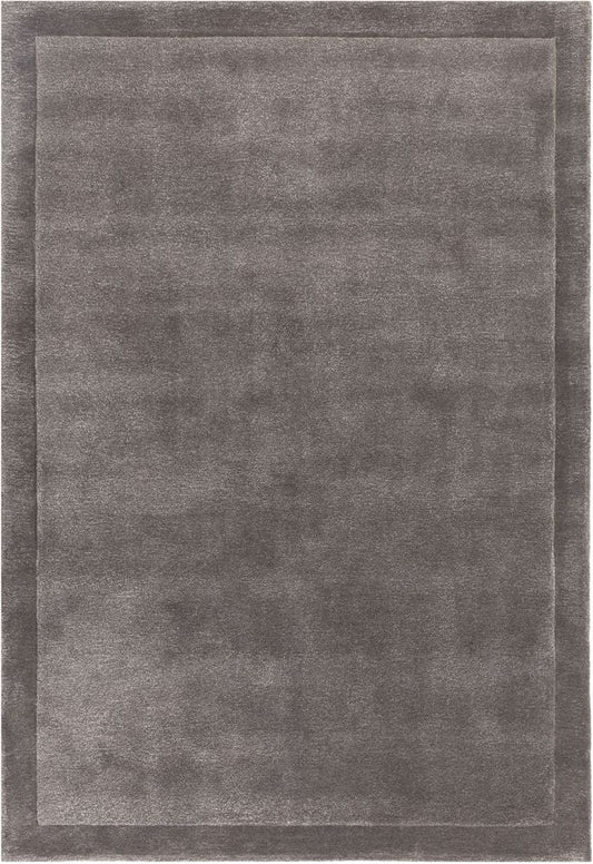 Asiatic London Contemporary Plain Rise Rug - Charcoal