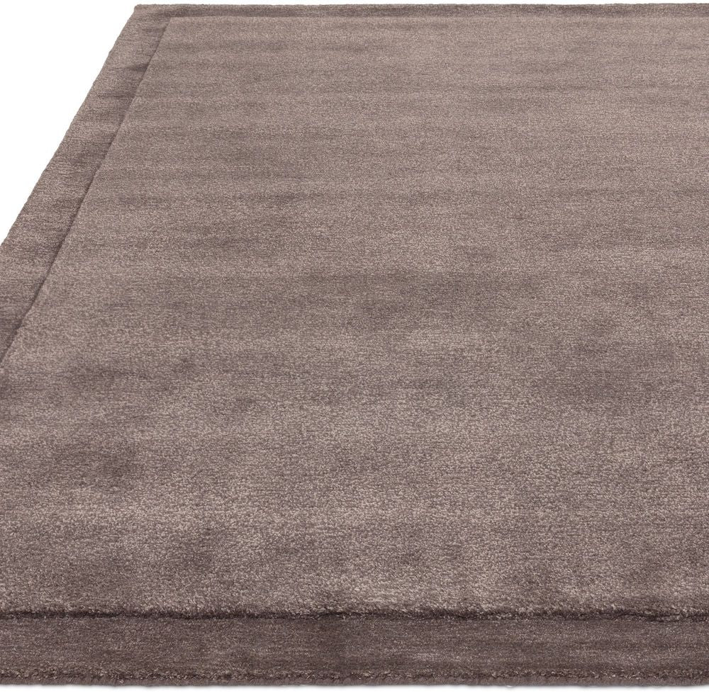 Asiatic London Contemporary Plain Rise Rug - Charcoal