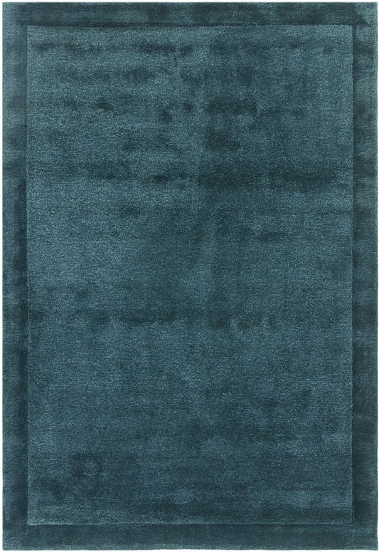 Asiatic London Contemporary Plain Rise Rug - Teal