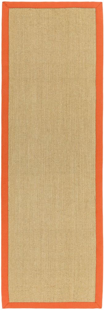 Asiatic London Natural Weaves Sisal Runner Rug - Linen &amp; Orange