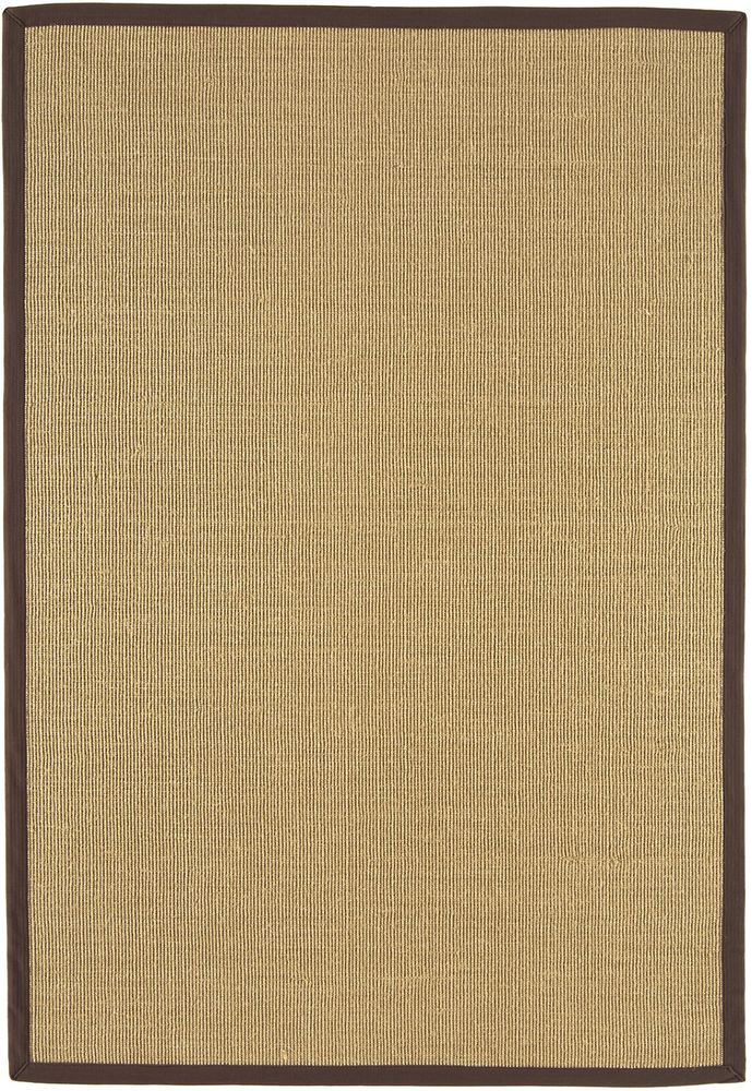 Asiatic London Natural Weaves Sisal Rug - Linen &amp; Chocolate