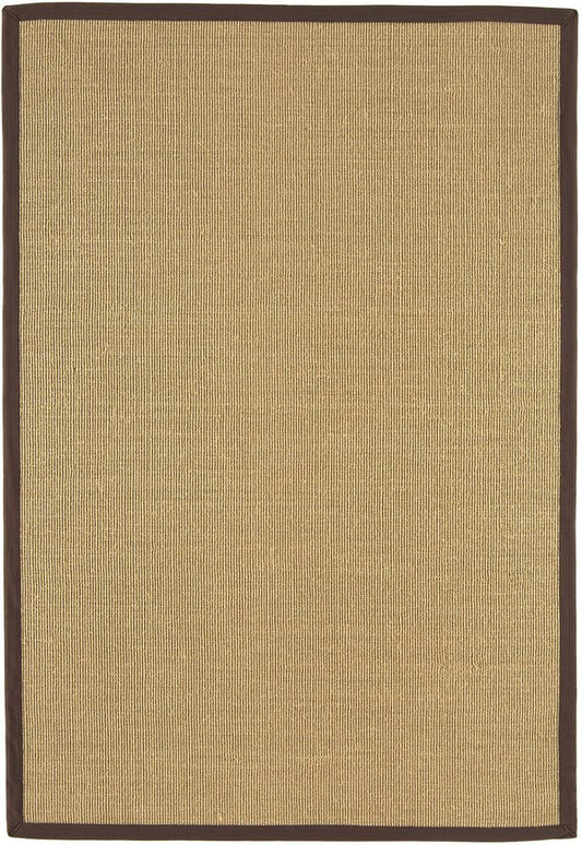 Asiatic London Natural Weaves Sisal Rug - Linen &amp; Chocolate