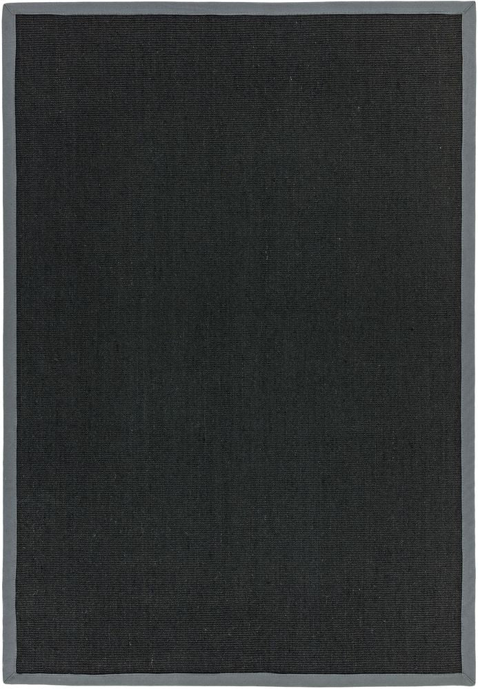 Asiatic London Natural Weaves Sisal Rug - Black &amp; Grey