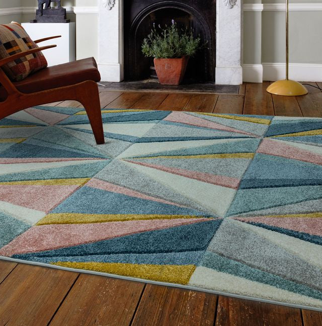 Asiatic London Easy Living Sketch Rug - SK04 Diamond Multicolour