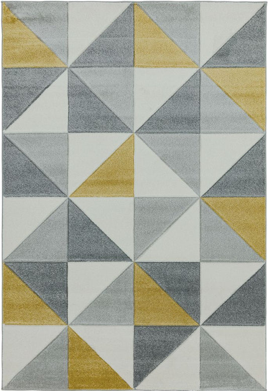 Asiatic London Easy Living Sketch Rug - SK06 Cubic Ochre