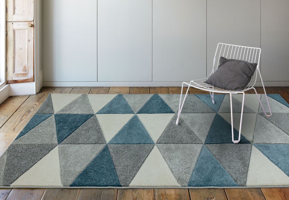 Asiatic London Easy Living Sketch Rug - SK07 Kite Blue