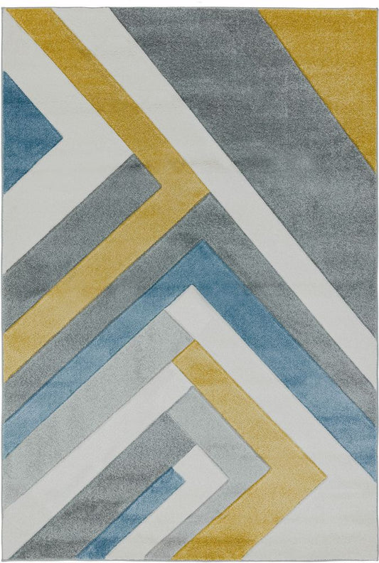 Asiatic London Easy Living Sketch Rug - SK09 Linear Grey Multicolour