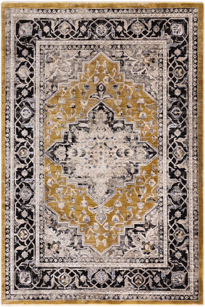 Asiatic London Classic Heritage Sovereign Rug - Gold Medallion