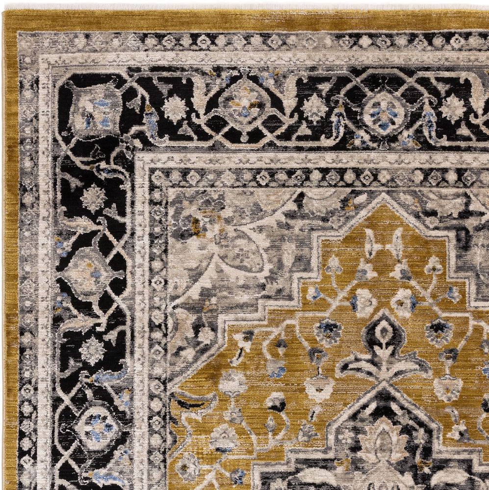 Asiatic London Classic Heritage Sovereign Rug - Gold Medallion