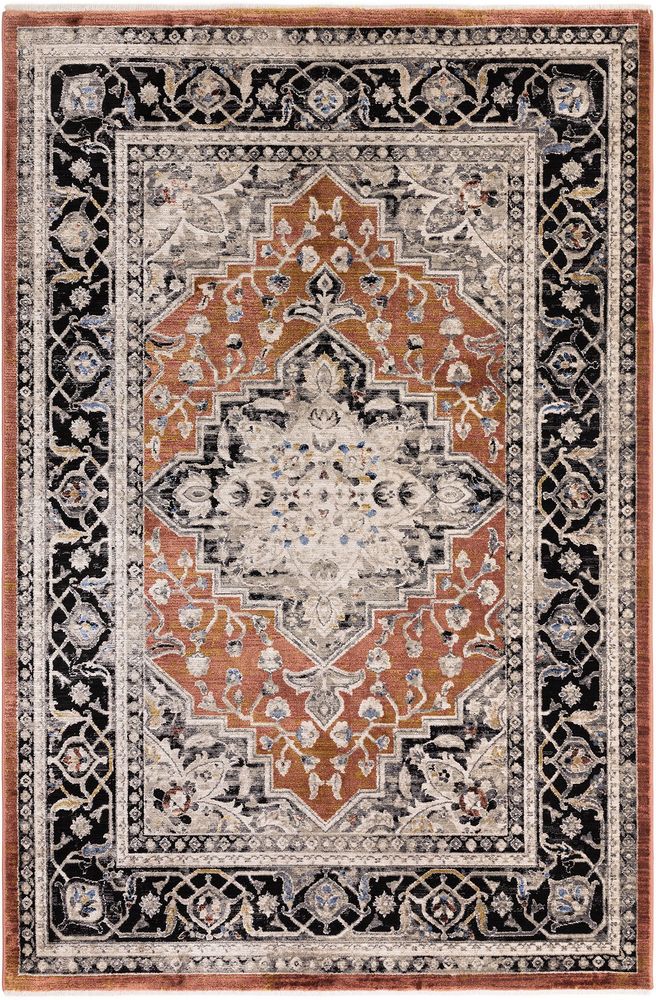 Asiatic London Classic Heritage Sovereign Rug - Terracotta Medallion