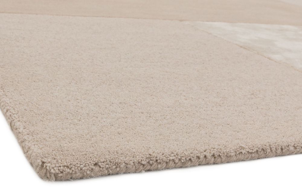 Asiatic London Contemporary Plain Tate Tonal Textures Rug - Ivory