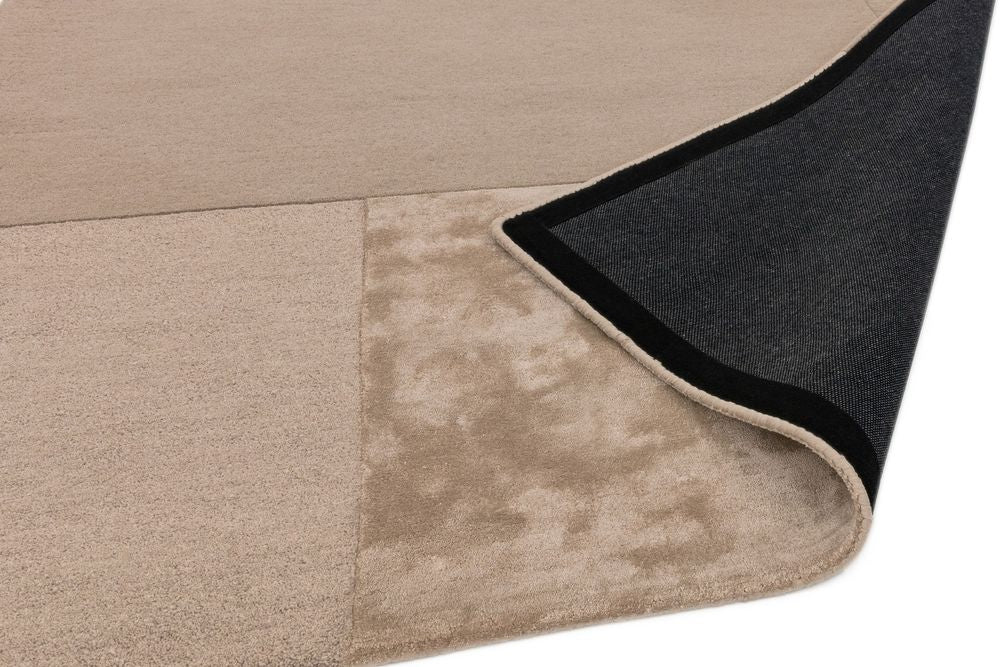 Asiatic London Contemporary Plain Tate Tonal Textures Rug - Sand