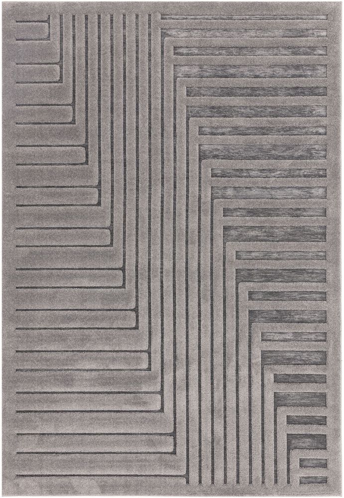 Asiatic London Easy Living Valley Rug - Charcoal Connection