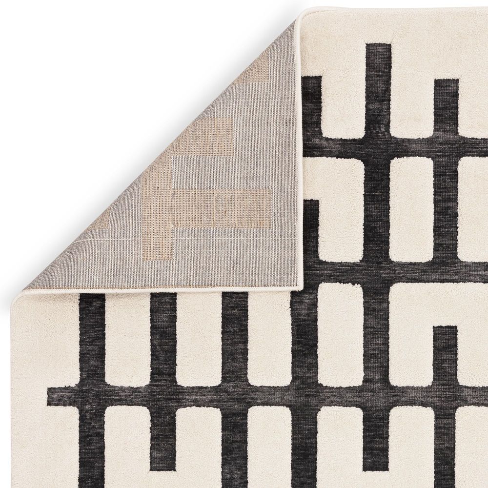 Asiatic London Easy Living Valley Rug - Charcoal &amp; Ivory Junction