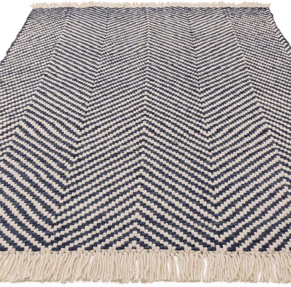 Asiatic London Natural Weaves Vigo Rug - Navy