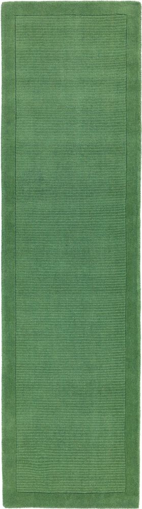 Asiatic London Contemporary Plain York Runner Rug - Forest Green