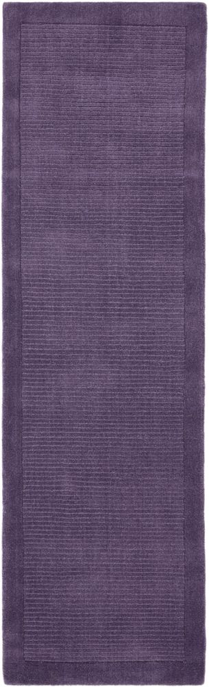 Asiatic London Contemporary Plain York Runner Rug - Purple