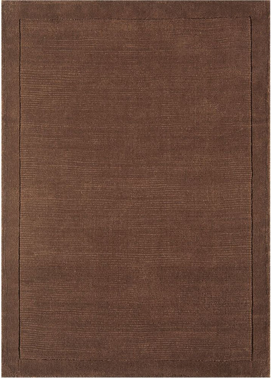 Asiatic London Contemporary Plain York Rug - Chocolate