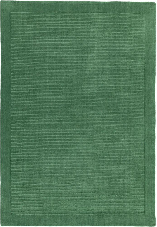 Asiatic London Contemporary Plain York Rug - Forest Green