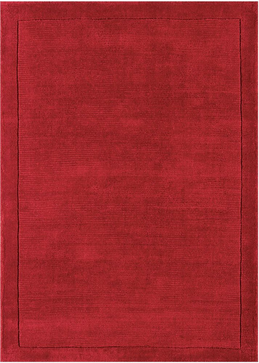 Asiatic London Contemporary Plain York Rug - Poppy