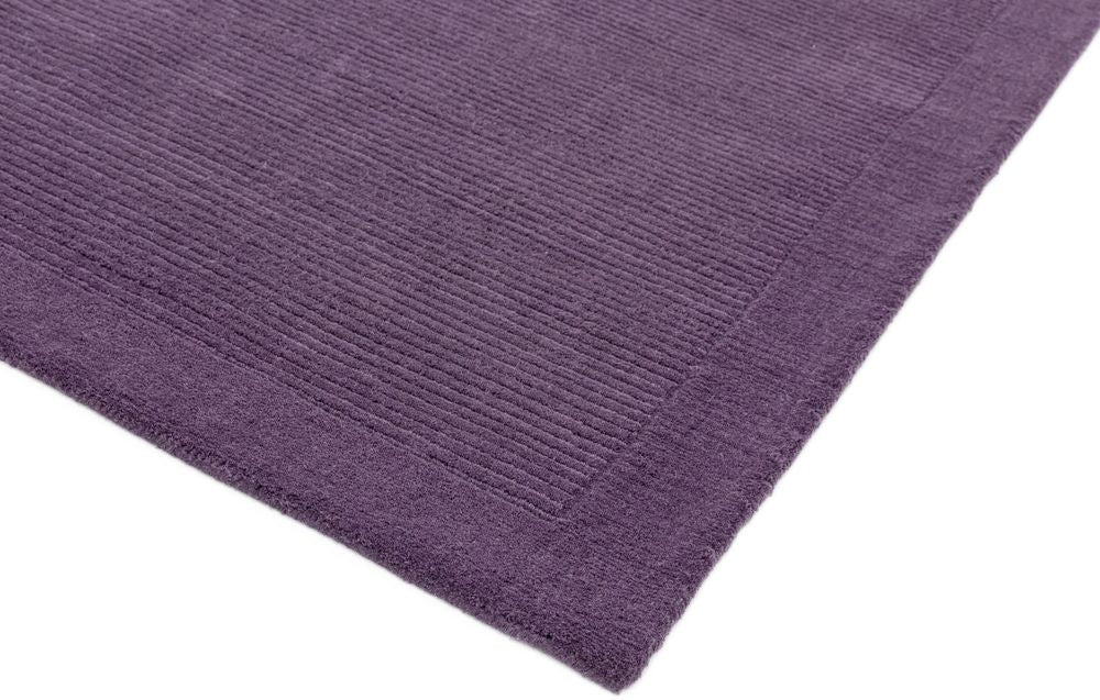 Asiatic London Contemporary Plain York Rug - Purple