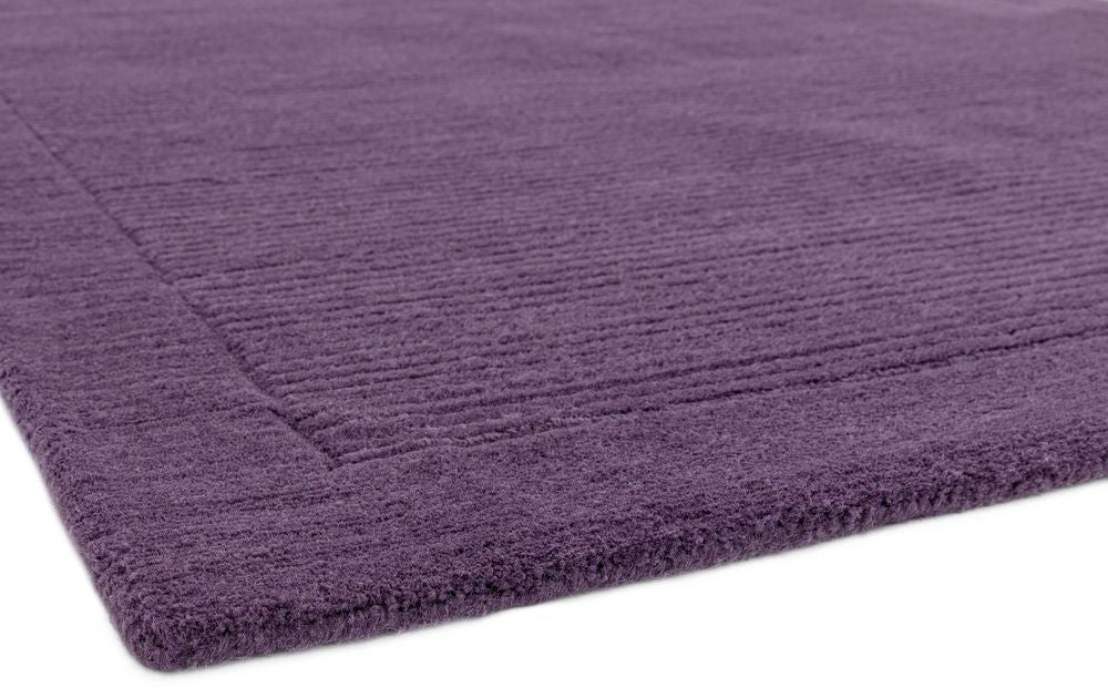 Asiatic London Contemporary Plain York Rug - Purple