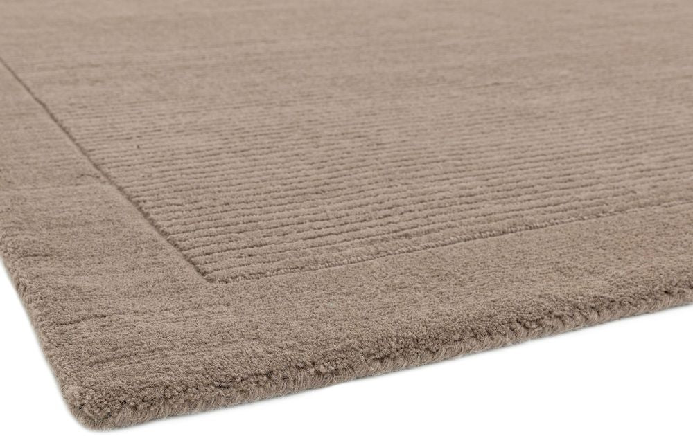 Asiatic London Contemporary Plain York Rug - Taupe