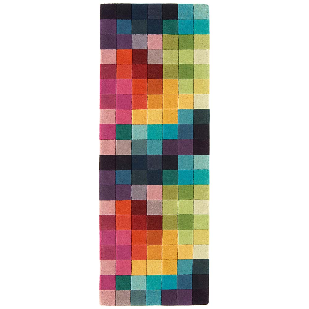 Asiatic London Funk Boxes Rug - Multi - 140cm x 200cm