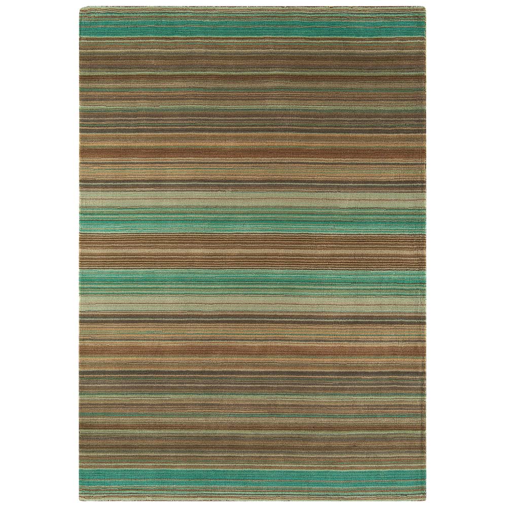 Asiatic London Pimlico Fine Stripe Rug - Green