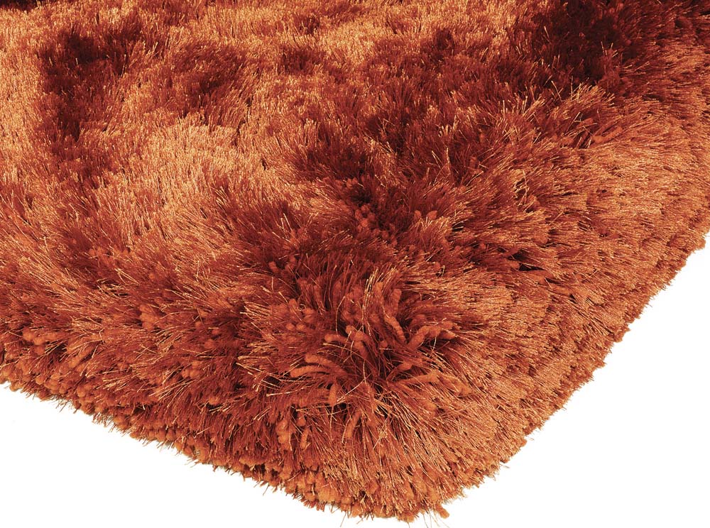 Asiatic London Plush Shaggy Rug - Rust