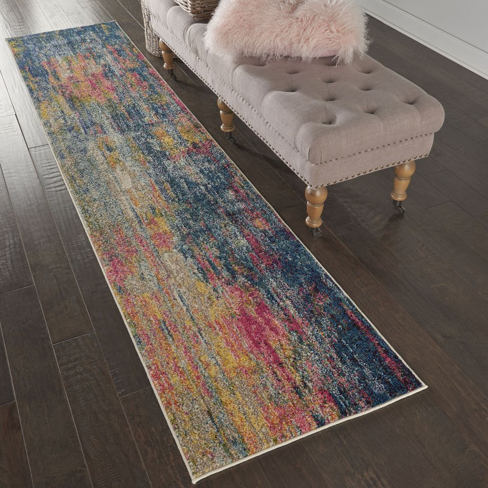 Nourison Celestial CES09 Rug - Blue &amp; Yellow