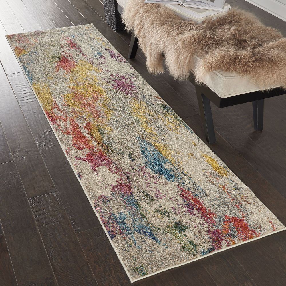 Nourison Celestial CES12 Rug - Ivory &amp; Multicolour