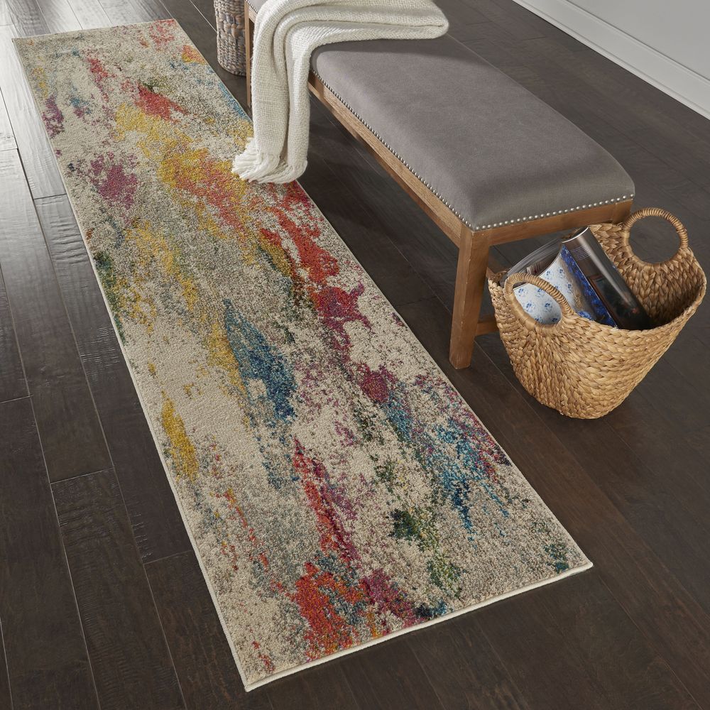 Nourison Celestial CES12 Rug - Ivory &amp; Multicolour