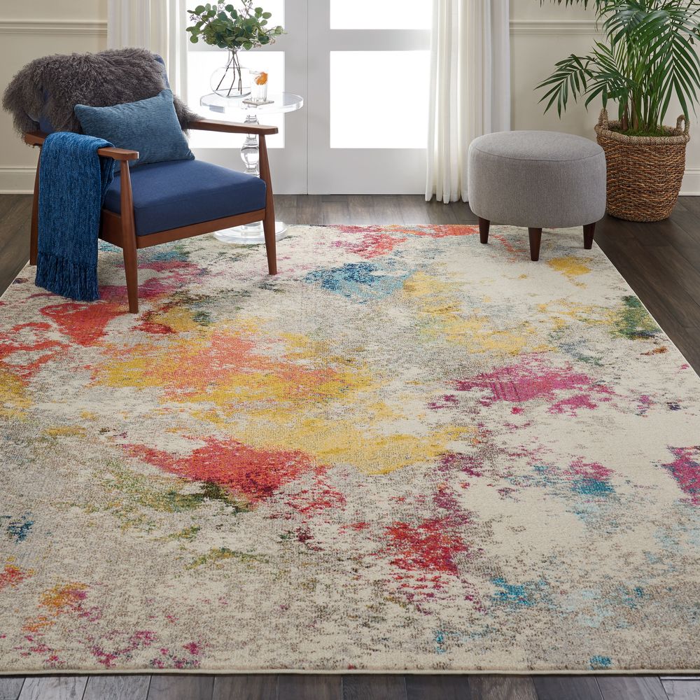 Nourison Celestial CES12 Rug - Ivory &amp; Multicolour