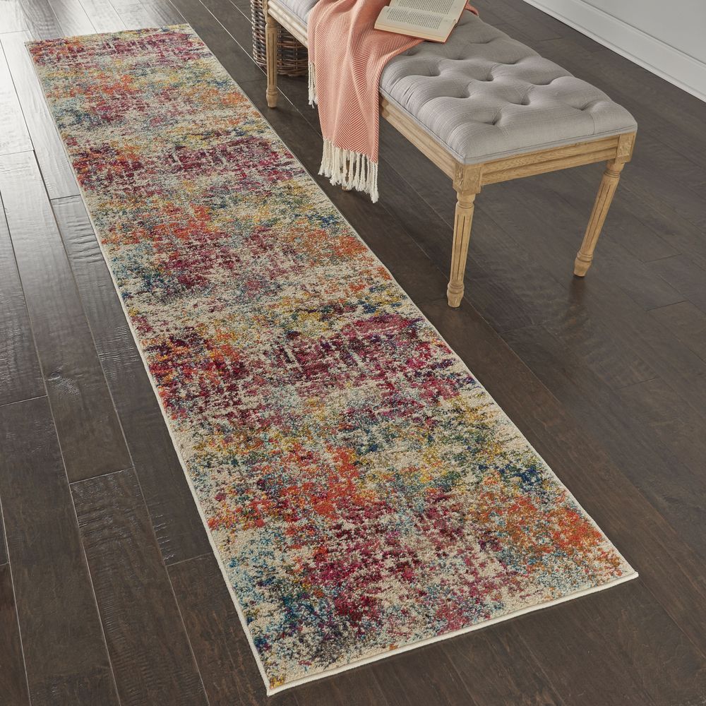 Nourison Celestial CES13 Rug - Pink &amp; Multicolour