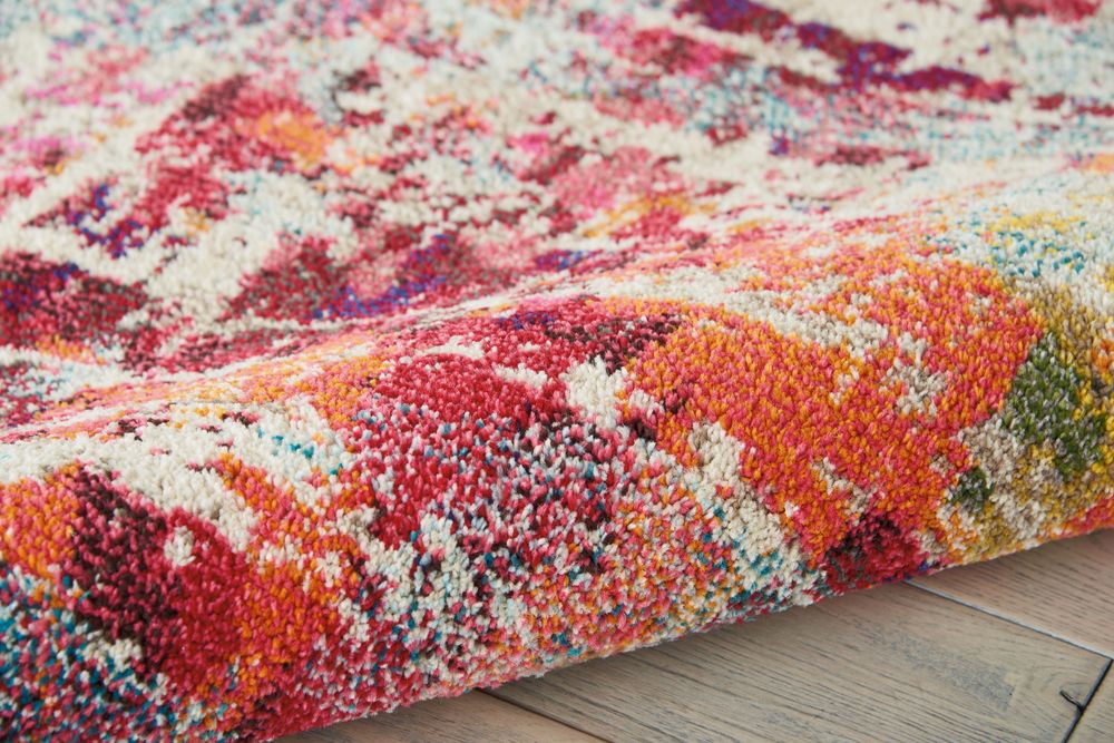 Nourison Celestial CES13 Rug - Pink &amp; Multicolour