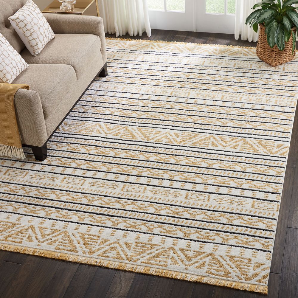 Nourison DWS05 Kamala DS503 Rug - Yellow