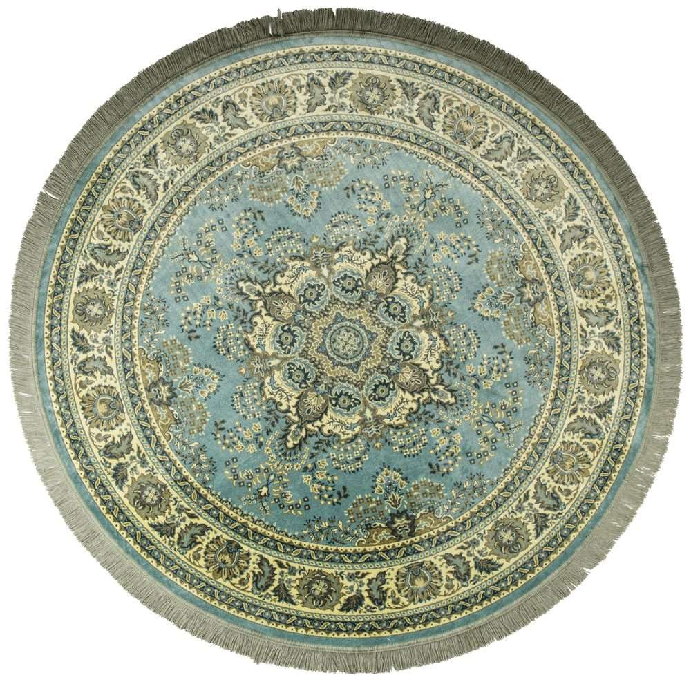 Dutchbone Bodega Round Rug - Green