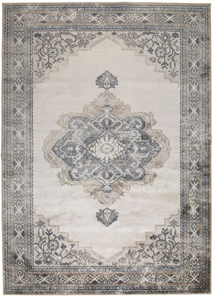 Dutchbone Mahl Rug - Grey &amp; Liver